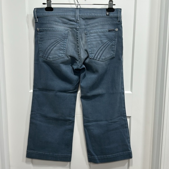 7 For All Mankind Crop Dojo Jeans Size 28 - Picture 3 of 13